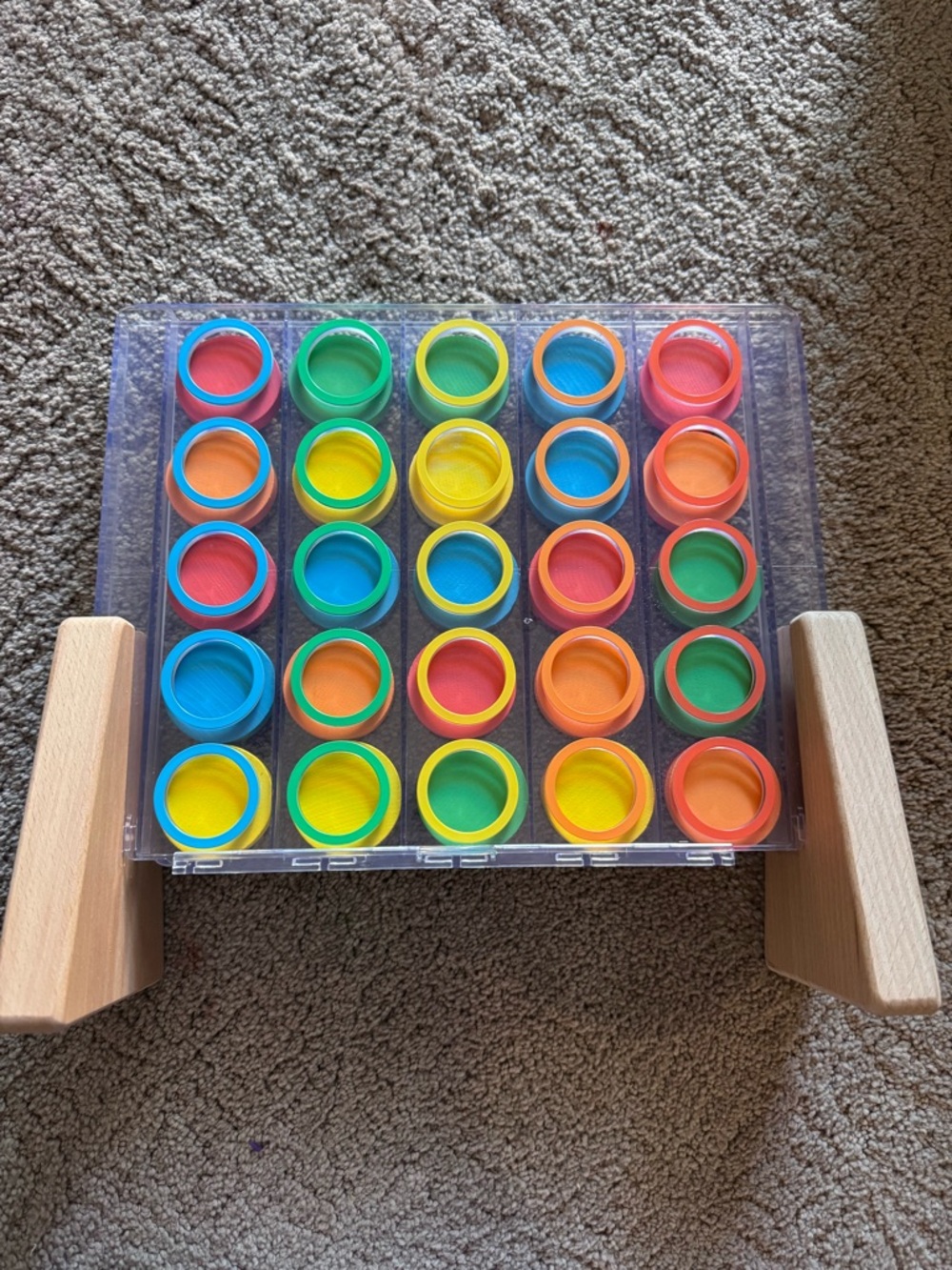 Color Sorting Drop Dot Game - Bright Multicolor